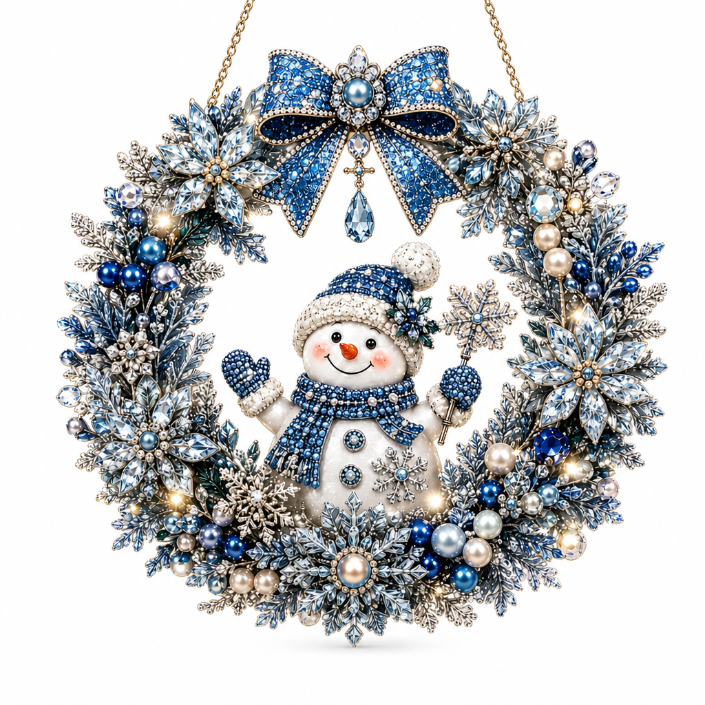 💎 DIY Christmas Diamond Art Wreath Kit Sparkling Holiday Wall Decor 🎄