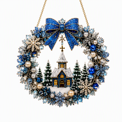 💎 DIY Christmas Diamond Art Wreath Kit Sparkling Holiday Wall Decor 🎄