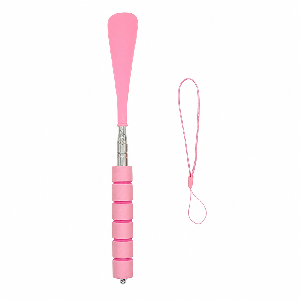 👞 Telescopic Long Handle Shoe Horn Extendable Stainless Steel Shoe Helper ✨
