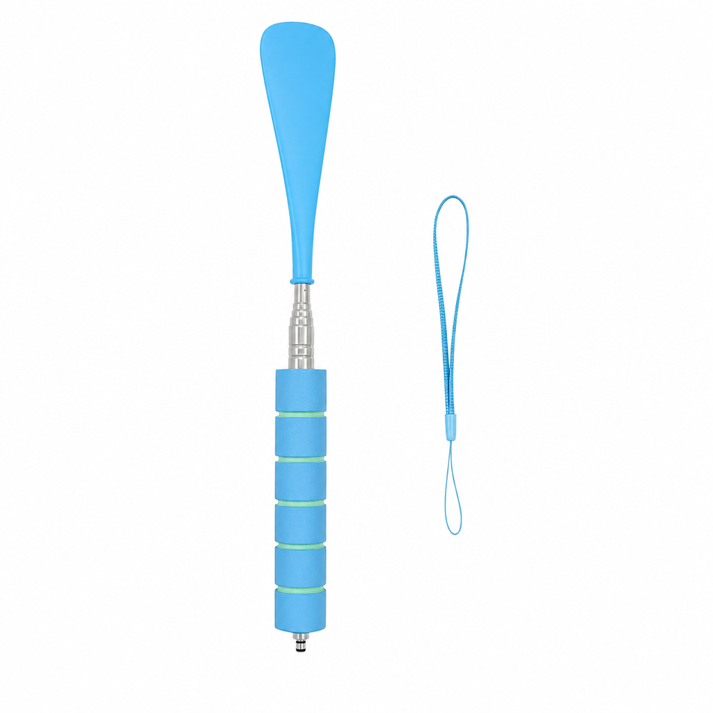 👞 Telescopic Long Handle Shoe Horn Extendable Stainless Steel Shoe Helper ✨