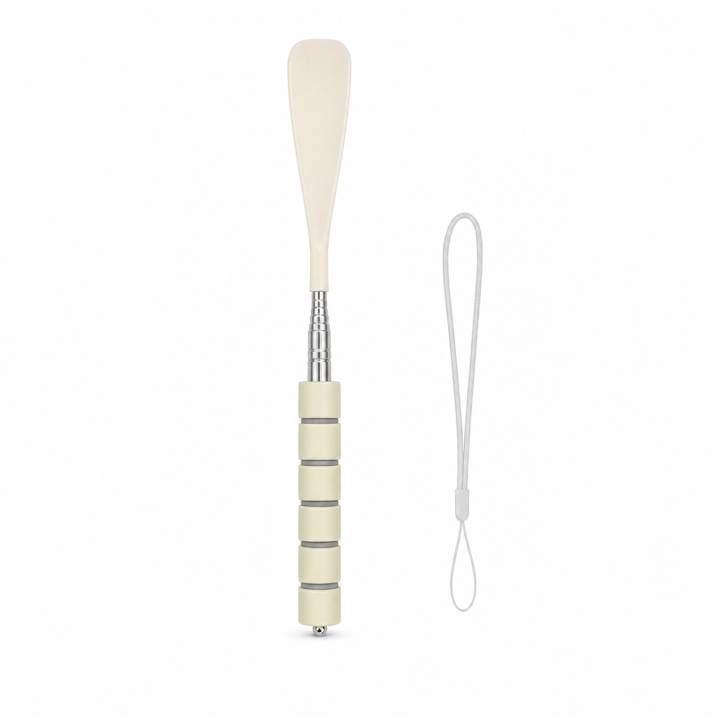 👞 Telescopic Long Handle Shoe Horn Extendable Stainless Steel Shoe Helper ✨