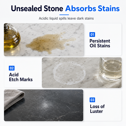 ✨ Stone Sealer Spray for Marble & Granite Countertops, 50ml 🏡