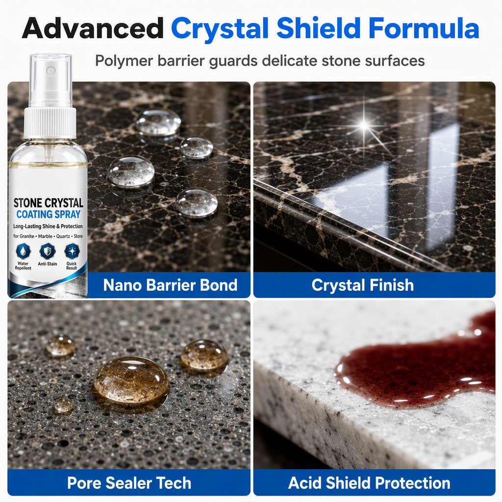 ✨ Stone Sealer Spray for Marble & Granite Countertops, 50ml 🏡