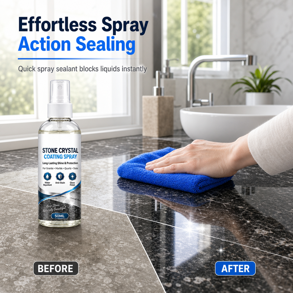 ✨ Stone Sealer Spray for Marble & Granite Countertops, 50ml 🏡