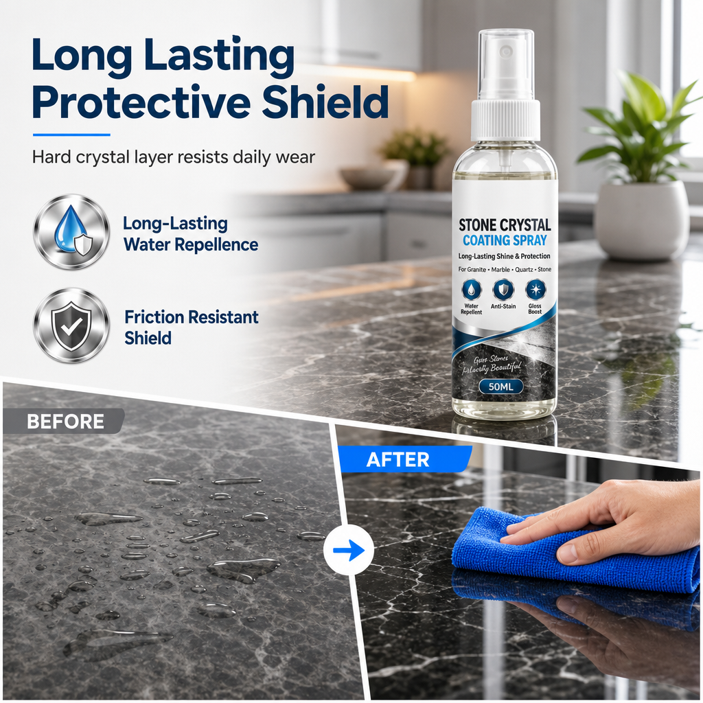 ✨ Stone Sealer Spray for Marble & Granite Countertops, 50ml 🏡