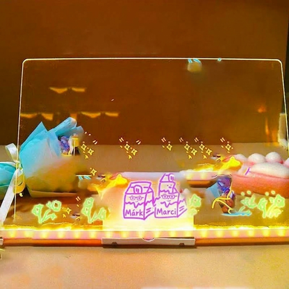 🎨 LED Drawing Board for Kids – Erasable Acrylic Art Board ✨