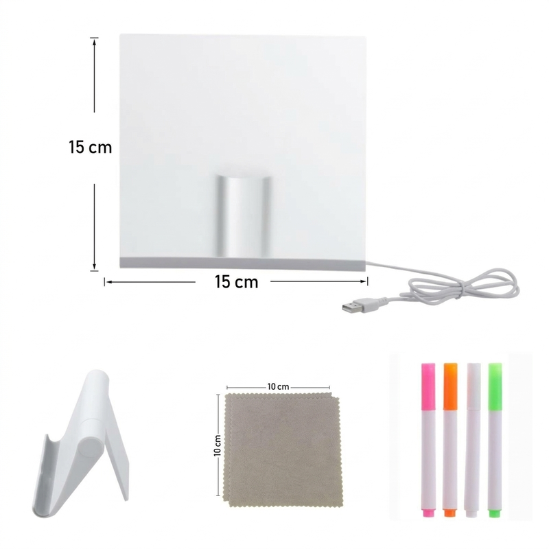 🎨 LED Drawing Board for Kids – Erasable Acrylic Art Board ✨