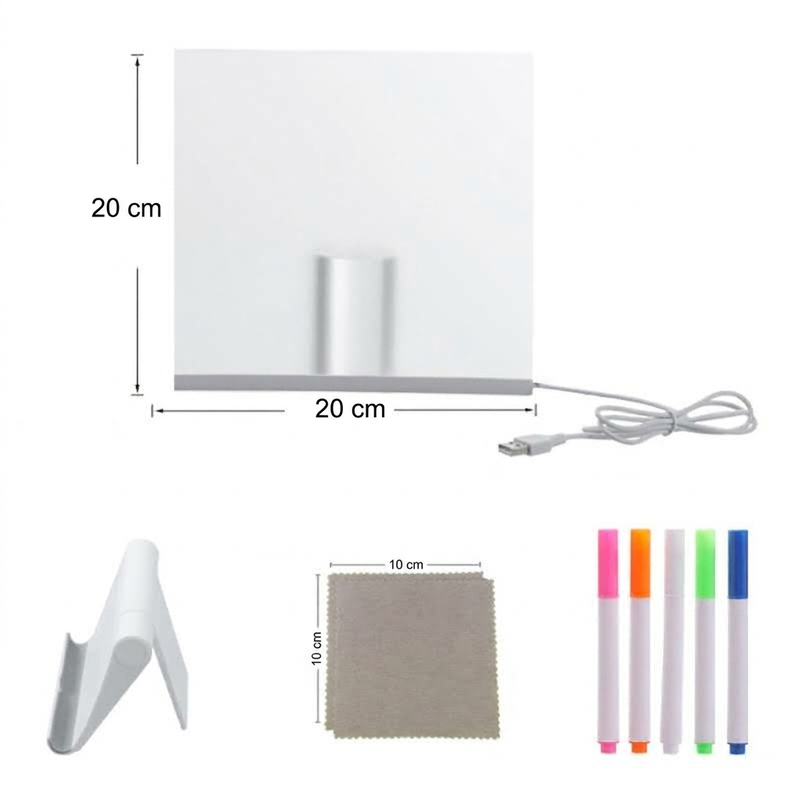 🎨 LED Drawing Board for Kids – Erasable Acrylic Art Board ✨