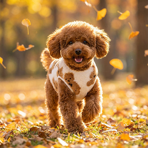 🔥 50% OFF Cozy Plush-Lined Pet Vest – Warm & Cute for Chilly Days 🐻