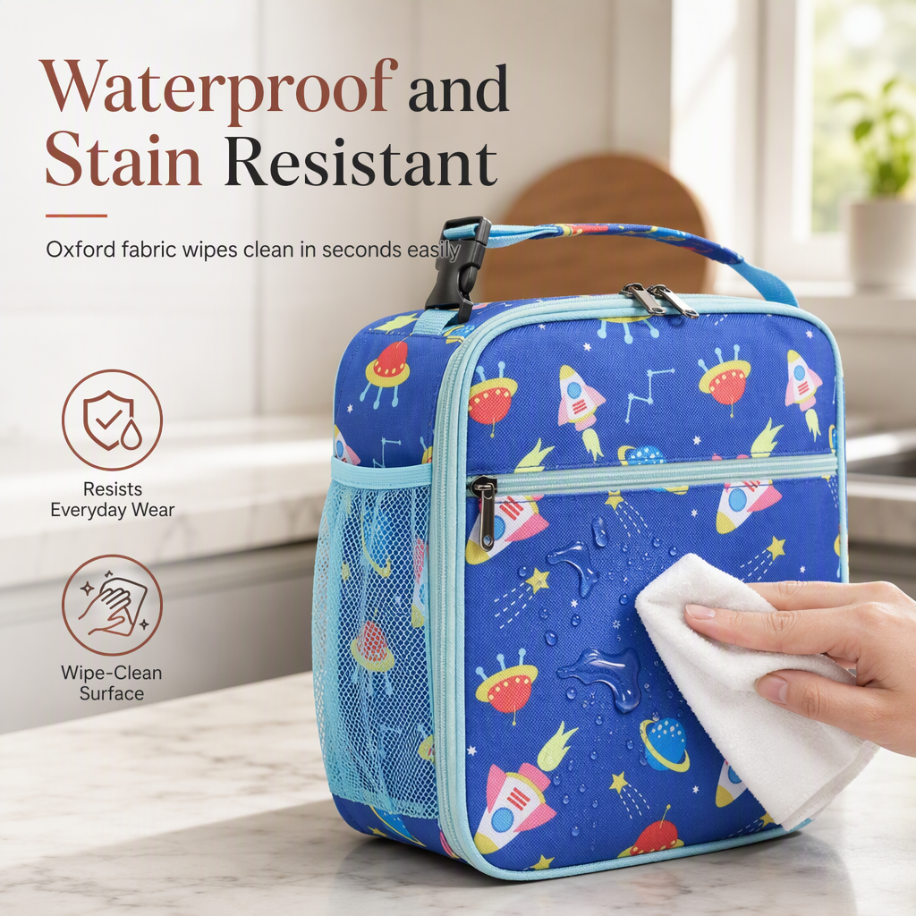 🎒 Kids Insulated Lunch Bag – Crossbody School Lunch Tote 🍱