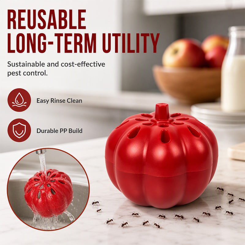 🎃 Pumpkin Shaped Indoor Fruit Fly Trap - Non-Toxic Pest & Fly Catcher 🪰