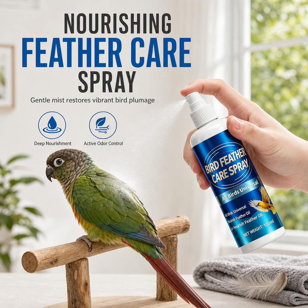 🦜 Bird Feather Care Spray – Plumage Freshening Mist, 100ml ✨