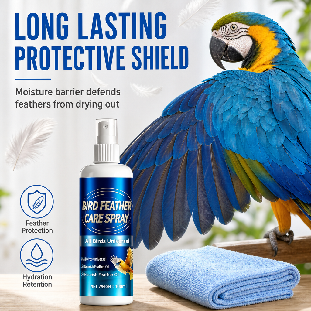 🦜 Bird Feather Care Spray – Plumage Freshening Mist, 100ml ✨