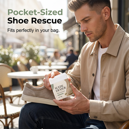 👟 Instant Suede & Nubuck Cleaner Eraser Block - Waterless Shoe Stain & Scuff Remover 🧼
