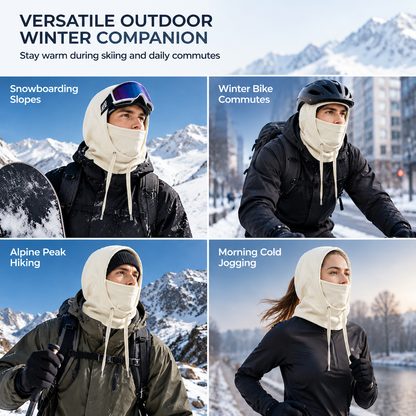 🧣 Warm Balaclava Fleece Windproof Face Mask - Outdoor Winter Neck Warmer ❄️