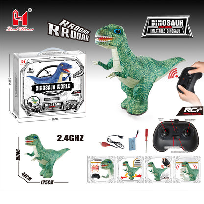 🦖 Remote Control Inflatable Dinosaur Toy with 2.4G Controller 🎮