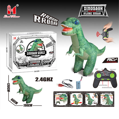 🦖 Remote Control Inflatable Dinosaur Toy with 2.4G Controller 🎮