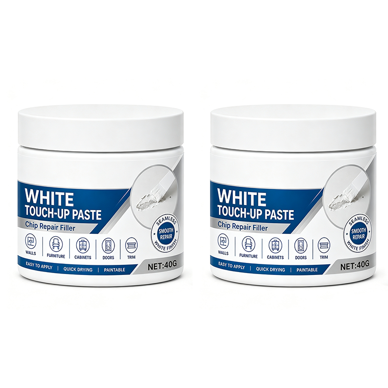 🖌️✨ Limited-Time Buy 1 Get 1 Free 🏠✨ White Furniture Touch-Up Paste with Built-in Brush