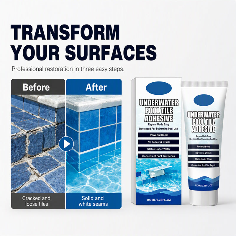💧High Strength Underwater Pool Tile Adhesive