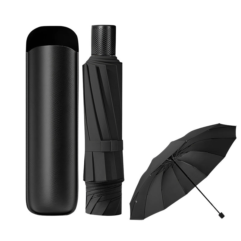 ☔ 130cm Extra Large Windproof Folding Umbrella - 12-Rib Reinforced Frame 🌧️