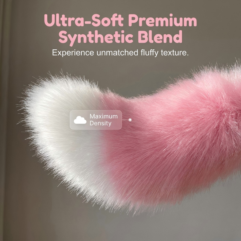 🐾 Rechargeable Animated Car Tail – Voice, Remote & Pat-Activated Wagging Plush Decor