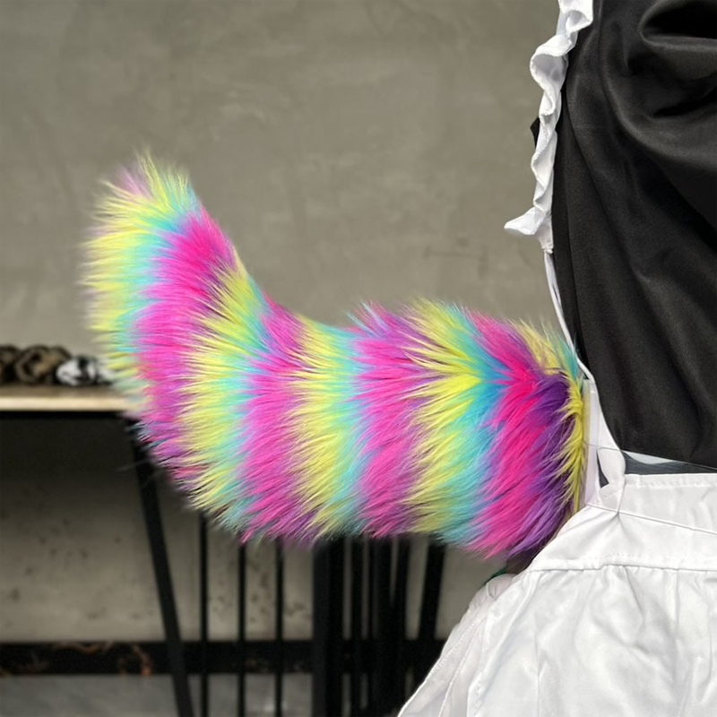 🐾 Rechargeable Animated Car Tail – Voice, Remote & Pat-Activated Wagging Plush Decor