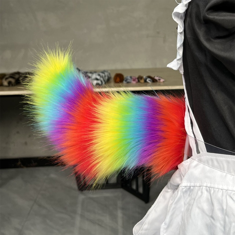 🐾 Rechargeable Animated Car Tail – Voice, Remote & Pat-Activated Wagging Plush Decor
