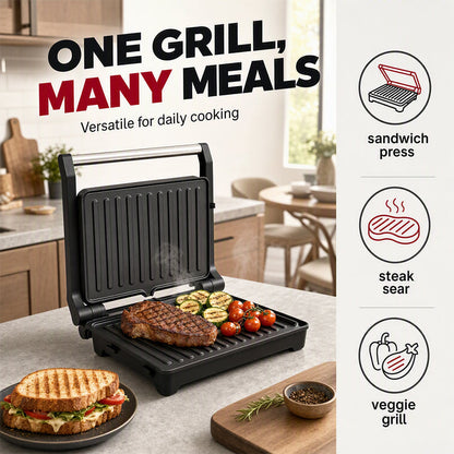 🥪 180° Flat Panini Press Grill & Electric Sandwich Maker 🥩