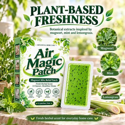 🌿 Long-Lasting Mugwort Mite Relief Patch - 60-Day Natural Defense 🛏️