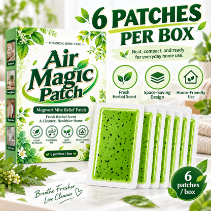 🌿 Long-Lasting Mugwort Mite Relief Patch - 60-Day Natural Defense 🛏️