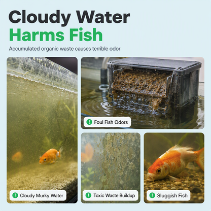 🐠 Activated Carbon Aquarium Filter Cube Block - Water Clarifier & Purifier 🧪