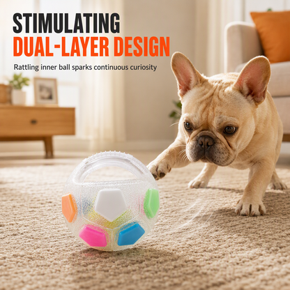 ⚽ Durable Interactive Dog Soccer Ball Toy with Grab Tabs & TPR Shell 🐕