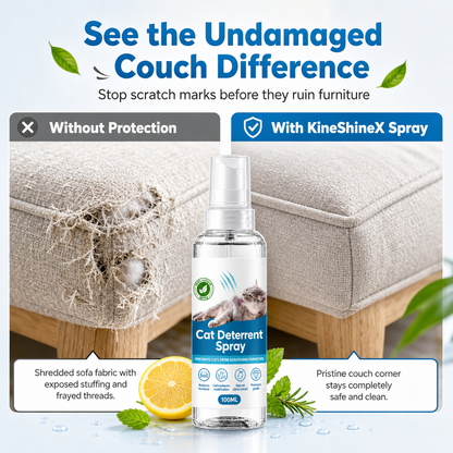 🐱 Natural Citrus Cat Scratch Deterrent Spray - Anti-Scratch Furniture Protector