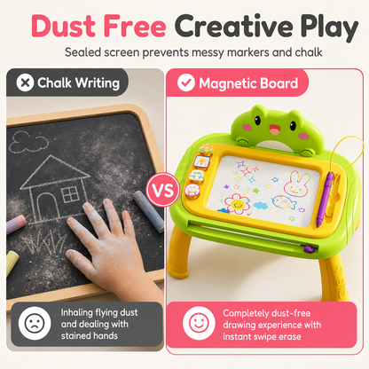 🎨 LIMITED-TIME 50% OFF! ✨ Kids Magnetic Drawing Board – Dust-free, Colorful, Safe 🪁