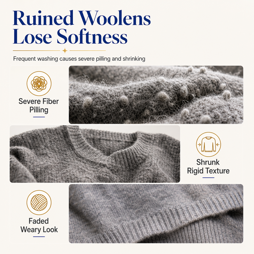 🐑 Wool & Cashmere Restoring Care Solution - Softening & Anti-Pilling Rinse