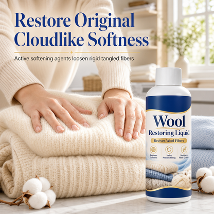 🐑 Wool & Cashmere Restoring Care Solution - Softening & Anti-Pilling Rinse