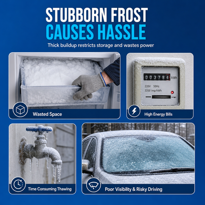 ❄️ Quick Household Defrosting Spray - Fast Refrigerator & Freezer Ice Remover