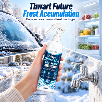 ❄️ Quick Household Defrosting Spray - Fast Refrigerator & Freezer Ice Remover