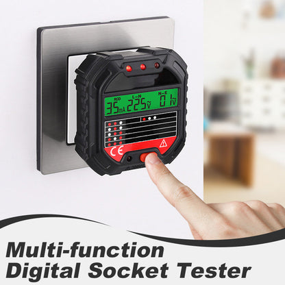 ⚡ Digital Socket Tester - Smart AC Voltage & Leakage Detector