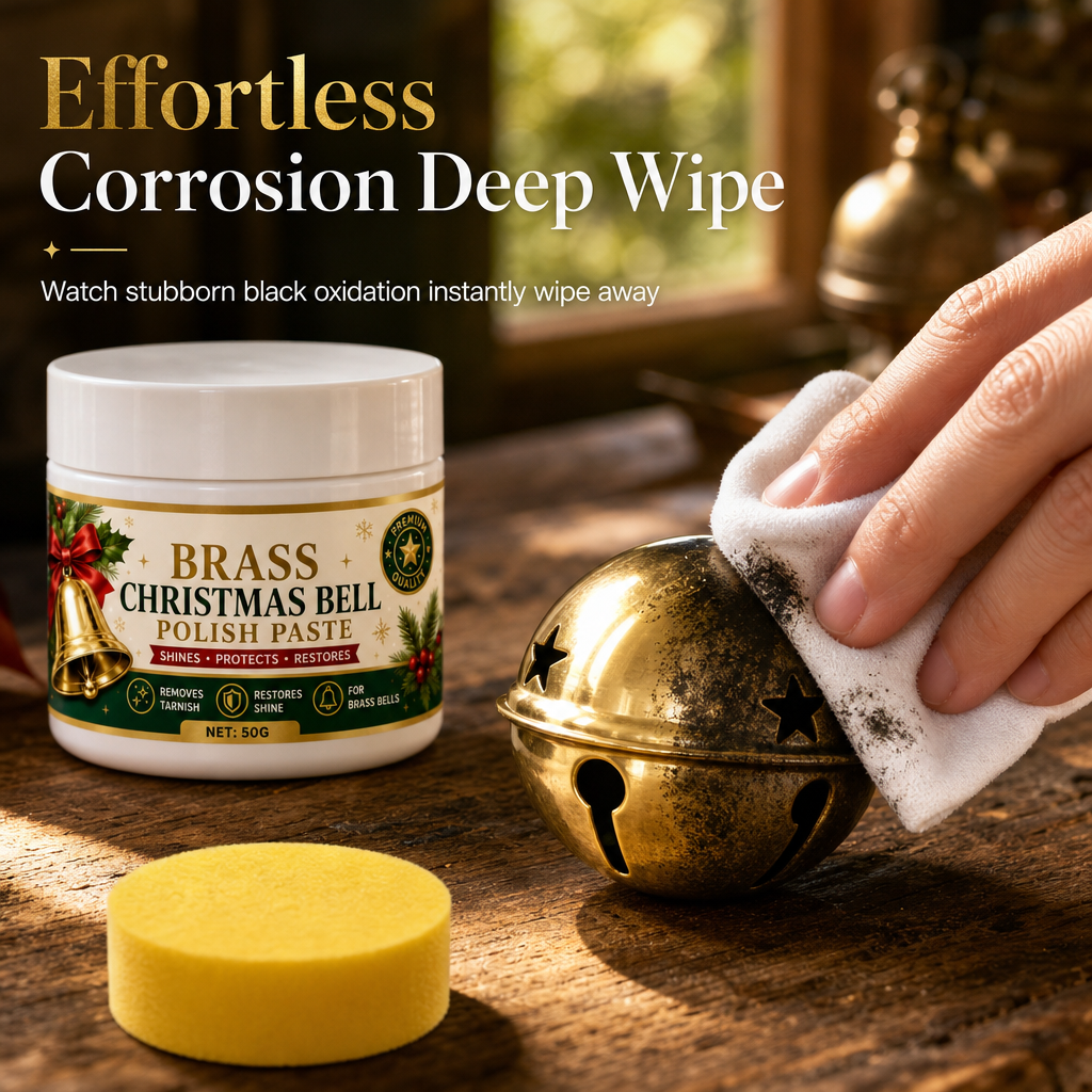 ✨ Brass Bell & Copper Polish Cream - Deep Tarnish & Oxidation Remover