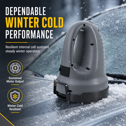 ⚡ Electric Car Snow & Ice Scraper - Motorized Rotary Windshield Cleane