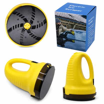 ⚡ Electric Car Snow & Ice Scraper - Motorized Rotary Windshield Cleane