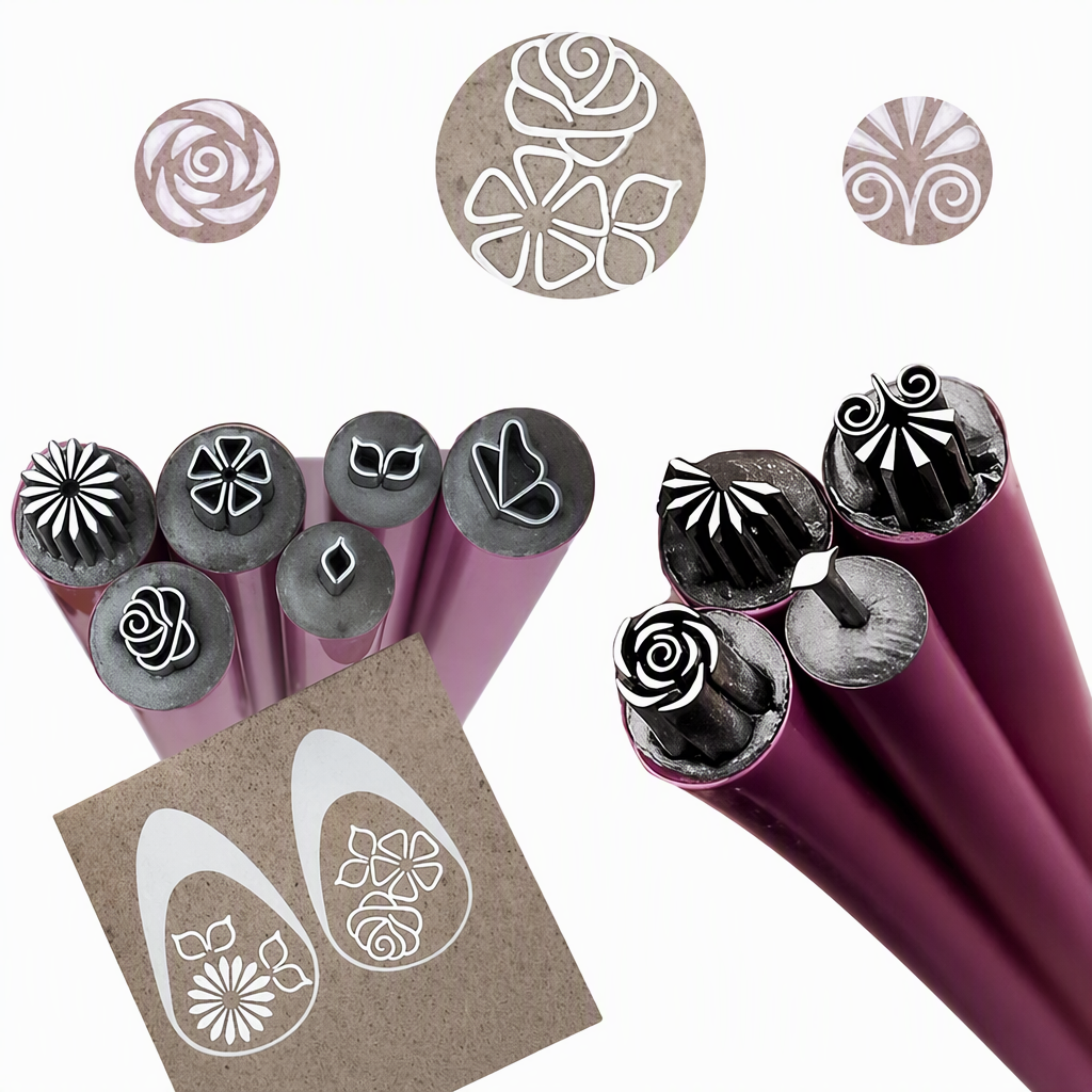 💅 Nail Art Stamp Pen Set – Easy Floral & Butterfly Pattern Tool for DIY Manicures