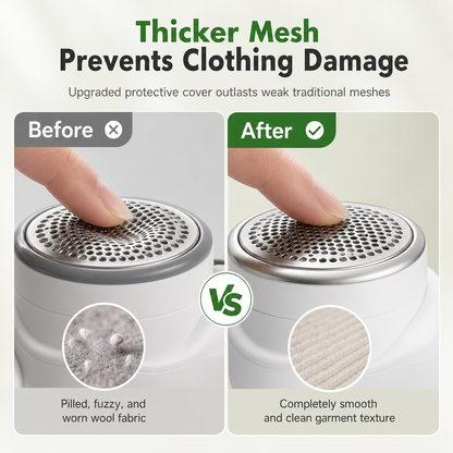✨ Rechargeable Fabric Shaver & Lint Remover with Smart LED Display 🔋