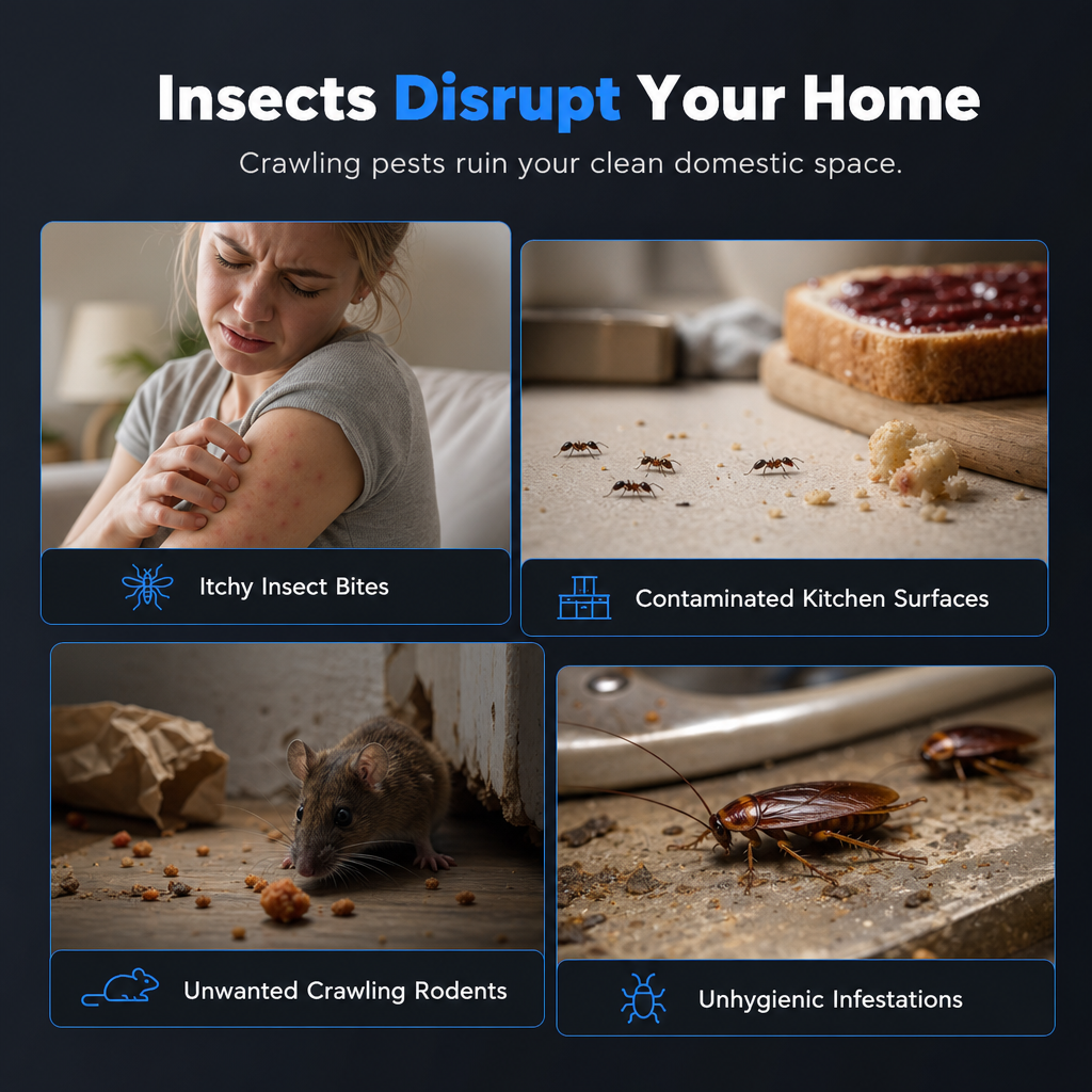 🦟 Portable USB Ultrasonic Pest Repeller - Silent Electronic Insect Defender