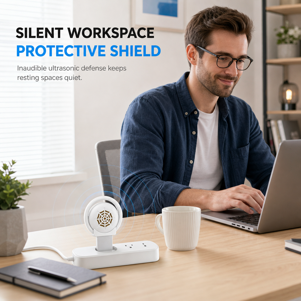 🦟 Portable USB Ultrasonic Pest Repeller - Silent Electronic Insect Defender