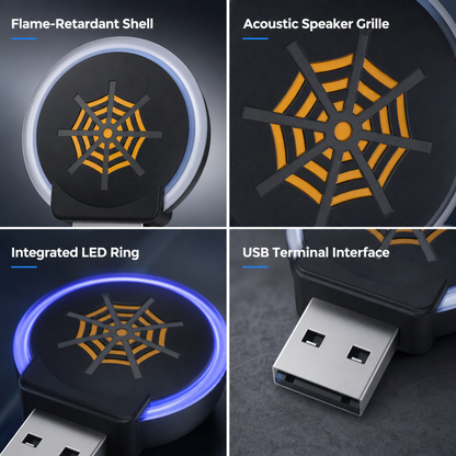 🦟 Portable USB Ultrasonic Pest Repeller - Silent Electronic Insect Defender
