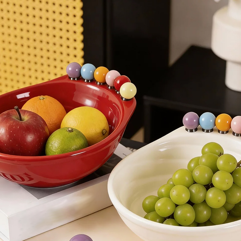 🍴 Creative Foot-Shaped Fruit Bowl with Integrated Fruit Forks Set 🍓