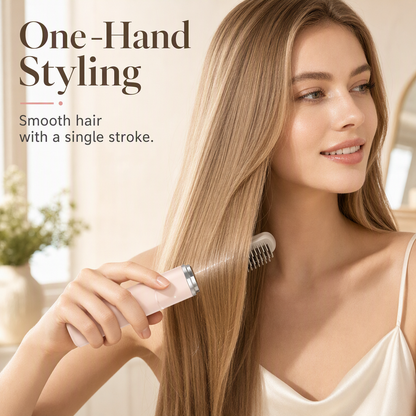 ✨ Portable Cordless Hair Straightener Comb - 2-in-1 Heated Brush 💇‍♀️