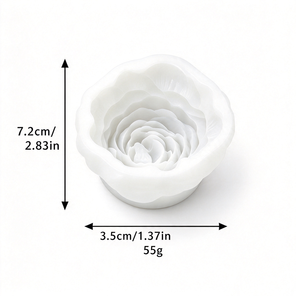 🌸 Peony Flower Silicone Mold for Cake Decorating & Crafts 🍰
